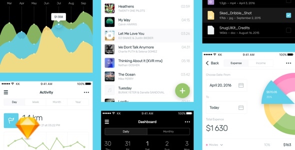 Sked Mobile UI Kit