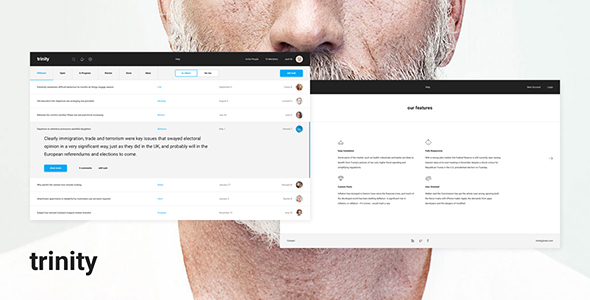Trinity – Dashboard PSD and Sketch