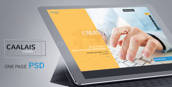 Preview image for CAALAIS - Digital Agency One Page PSD Template