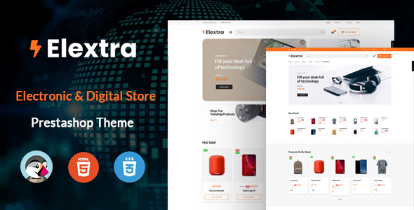 Preview image for Elextron - Multipurpose Prestashop Electronics Theme