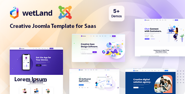 Wetland - MultiPurpose Joomla 6 Template for Startup