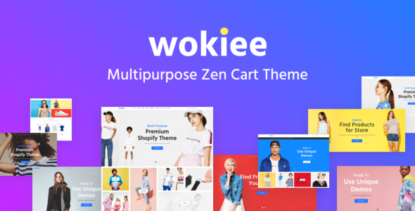 Preview image for Wokiee - Multipurpose Zen Cart Theme