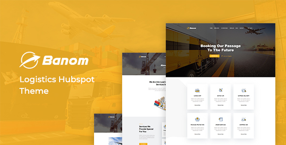 Banom - Logistic HubSpot Theme