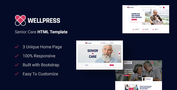 WellPress - Senior Care HTML5 Template
