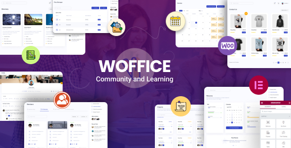 Woffice Intranet WordPress Theme - Extranet & Company Communication