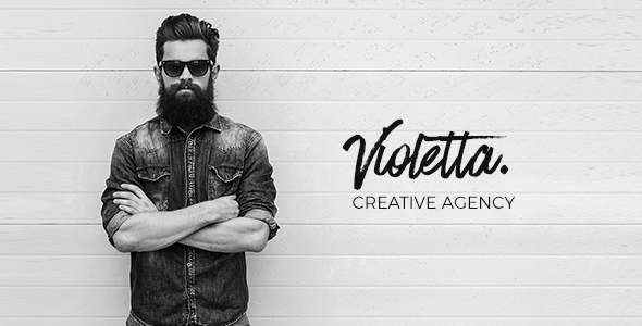 Violetta | Creative Agency Minimal Responsive Site Template