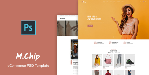 MChip - eCommerce PSD Template
