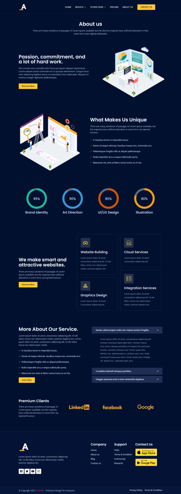 Aduna – Creative Agency Elementor Template Kit listing image