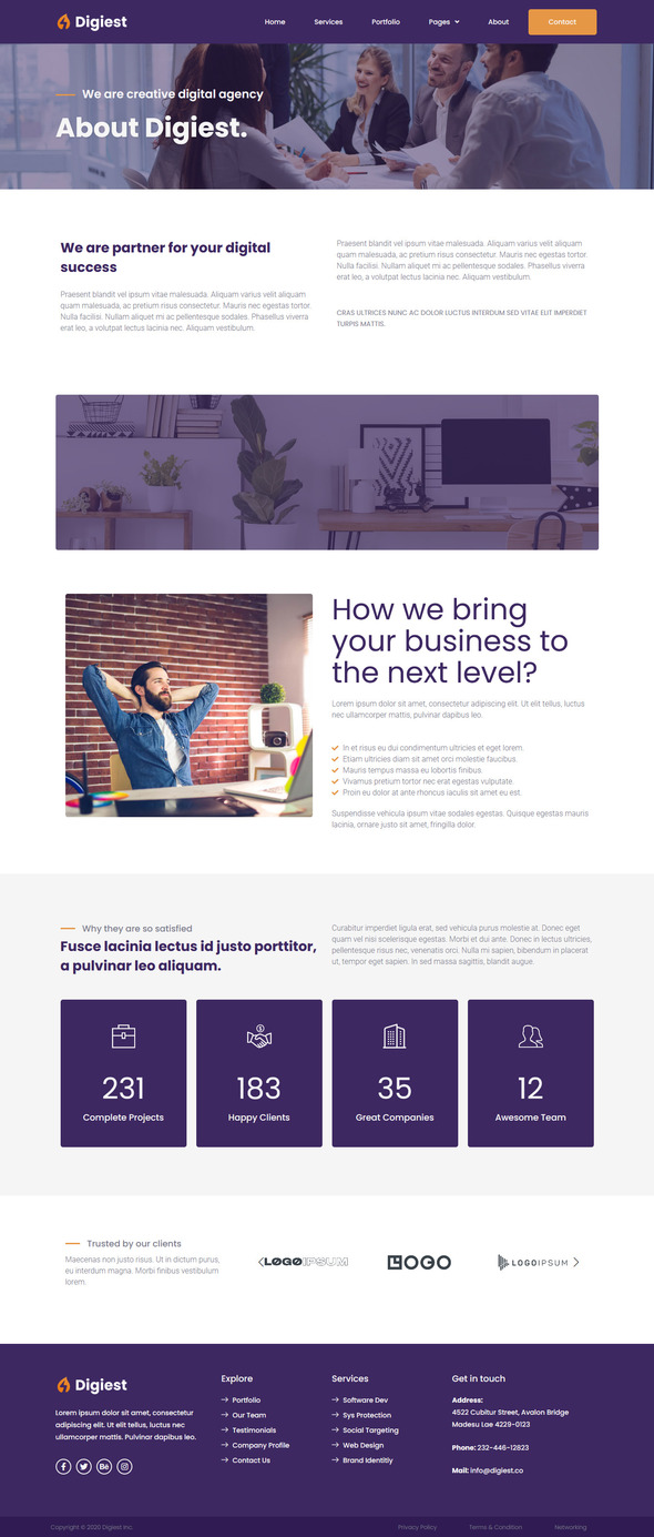 Digiest - Creative Agency Elementor Kit