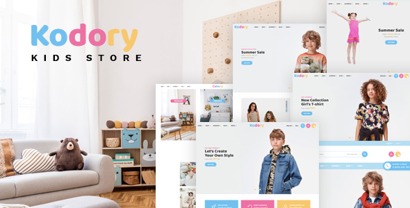 Kodory - Kids Store HTML Template product preview