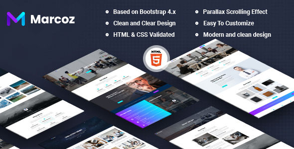 Marcoz - Multi-Purpose HTML Template