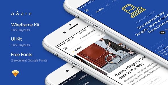 Aware Mobile UI/UX Kit