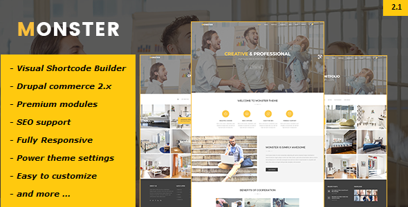 Monster - Multipurpose Commerce Drupal 9
