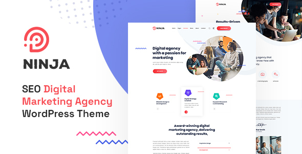 Preview image for Ninja - SEO & Digital Marketing WordPress Theme