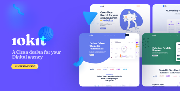 Preview image for Iokit - Digital & Marketing Agencies Template