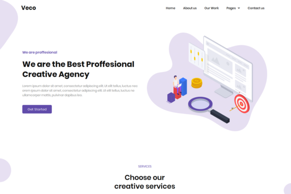 Veco - Creative Agency Elementor Template Kit