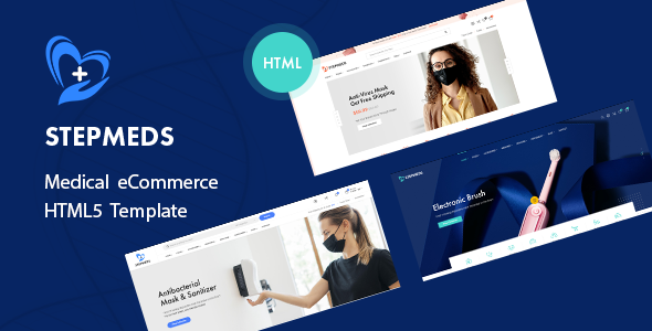 Stepmeds - Medical Equipment Store eCommerce HTML Template