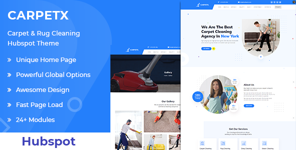 Carpetx - Cleaning Services HubSpot Theme