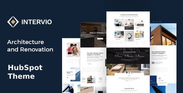 Intervio - Architecture & Interior HubSpot Theme