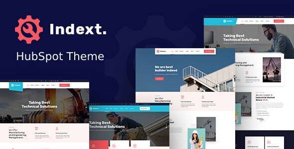 Indext - Industry & Factory  HubSpot Theme