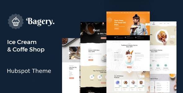 Bagery - Ice Cream Shop  HubSpot Theme