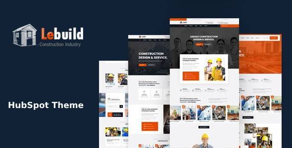 Lebuild - Construction Industry Company HubSpot Theme