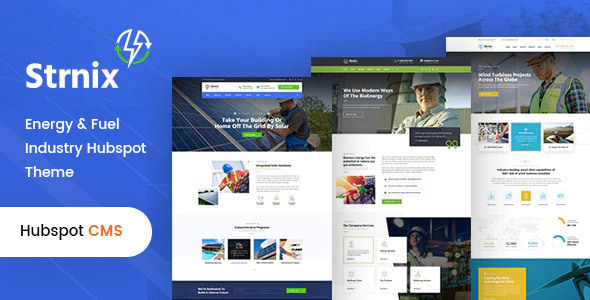 Strnix - Solar and Green Energy HubSpot Theme
