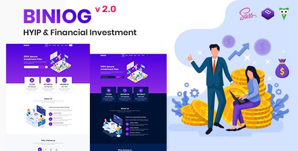 Biniog - HYIP Investment Template