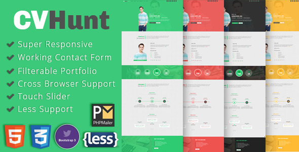 CVHunt - CV / Resume Template