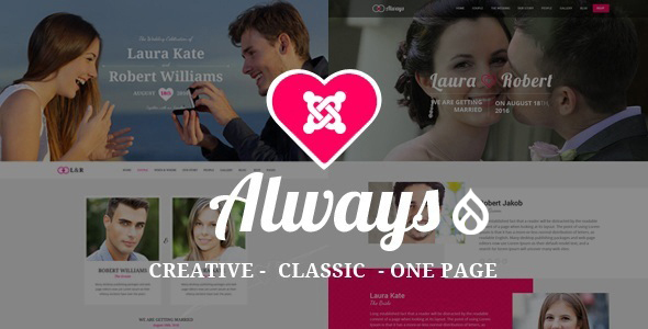 Always - Responsive Drupal 9 Wedding Theme