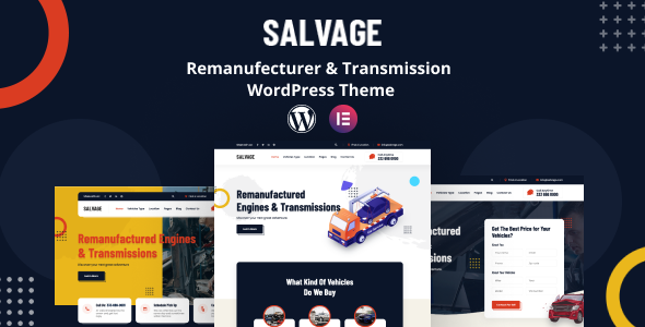 Salvage - Remanufacturer WordPress Theme listing image