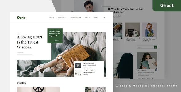 Doris - Blog and Magazine Ghost Theme
