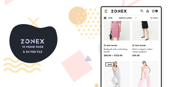 Preview image for Zonex | Fashions eCommerce PSD