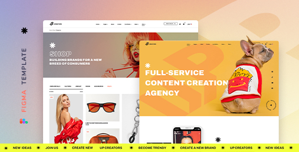 UpCreators – Creative Agency Template for Figma