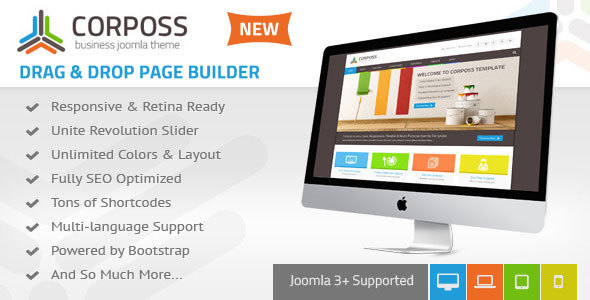 Corposs - Responsive Business Joomla Template