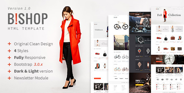 Product preview supplied for Bishop - Modern Shop Template