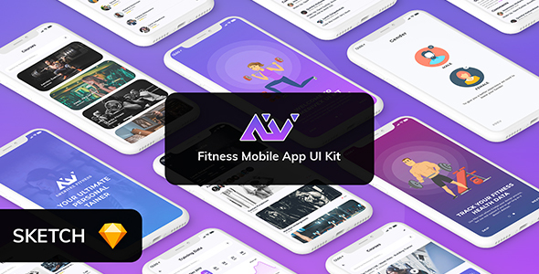 Amerivex Fitness Mobile App UI