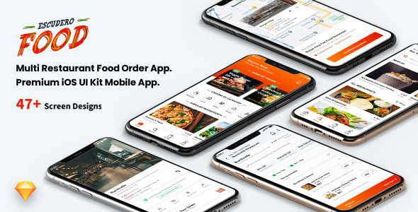 Escudero - Multi Restaurant Food Order App UI