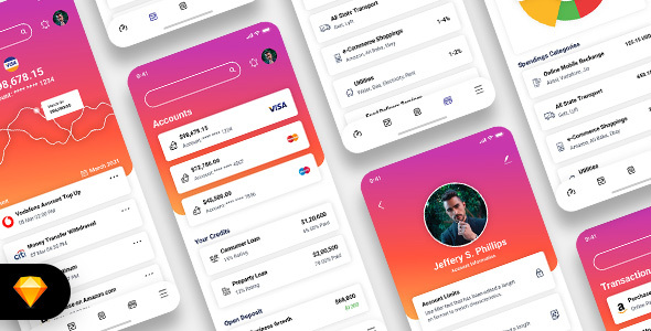 Diologic - E-Wallet Mobile App UI Kit