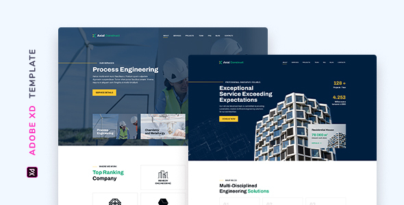 Axial – Construction Company Template for XD