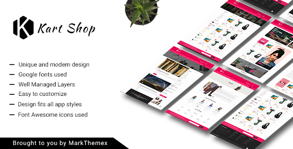 Kart Multipurpose Ecommerce PSD Template