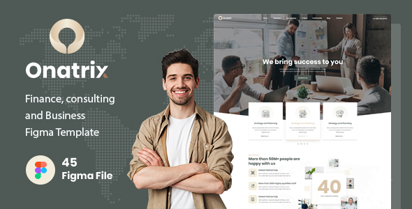 Onatrix - Finance, Consulting and Business Figma Template