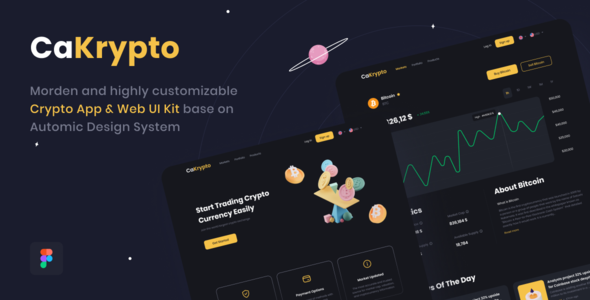 CaKrypto - Crypto App & Web UI Kit