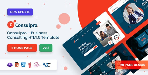 Consulpro – Business Consulting HTML Template