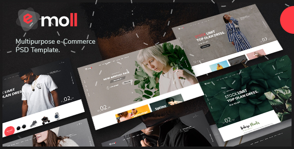 Emoll - Multipurpose eCommerce PSD Template