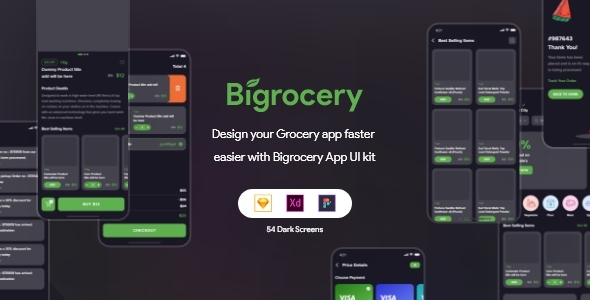 Bigrocery UI Kit