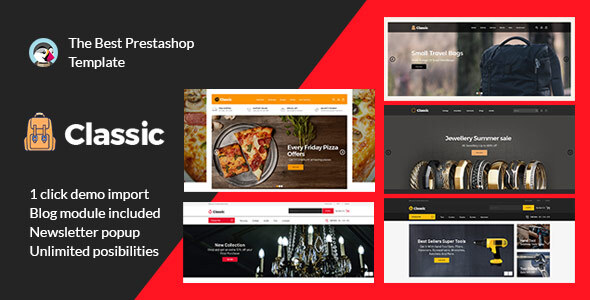 Preview image for Classic Bag  Fashion -  Jewellery Pizza Tool Multipurpose Prestashop Responsive Theme