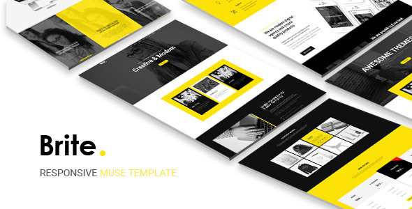 Brite | Responsive Multi-Purpose Muse Template | Business