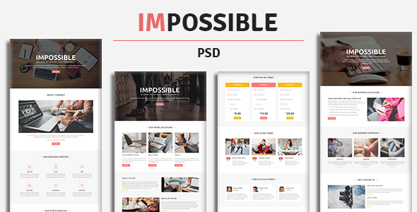 IMPOSSIBLE - PSD Template