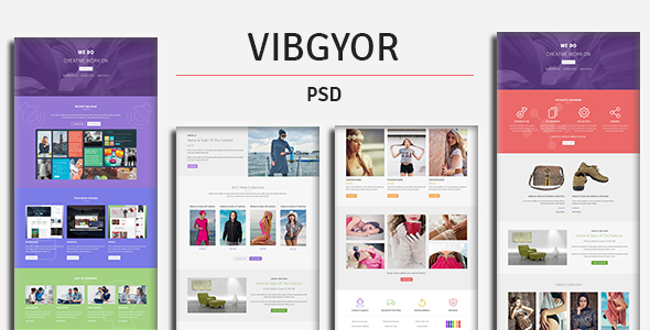 VIBGYOR - PSD Template